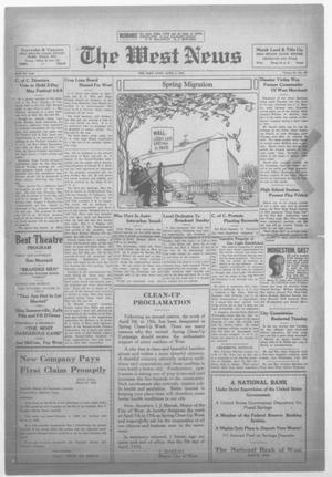 Primary view of object titled 'The West News (West, Tex.), Vol. 43, No. 45, Ed. 1 Friday, April 7, 1933'.
