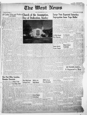 Primary view of object titled 'The West News (West, Tex.), Vol. 66, No. 12, Ed. 1 Friday, July 27, 1956'.