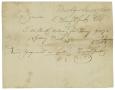 Thumbnail image of item number 1 in: '[School tuition and spelling book receipt, June 27, 1832]'.