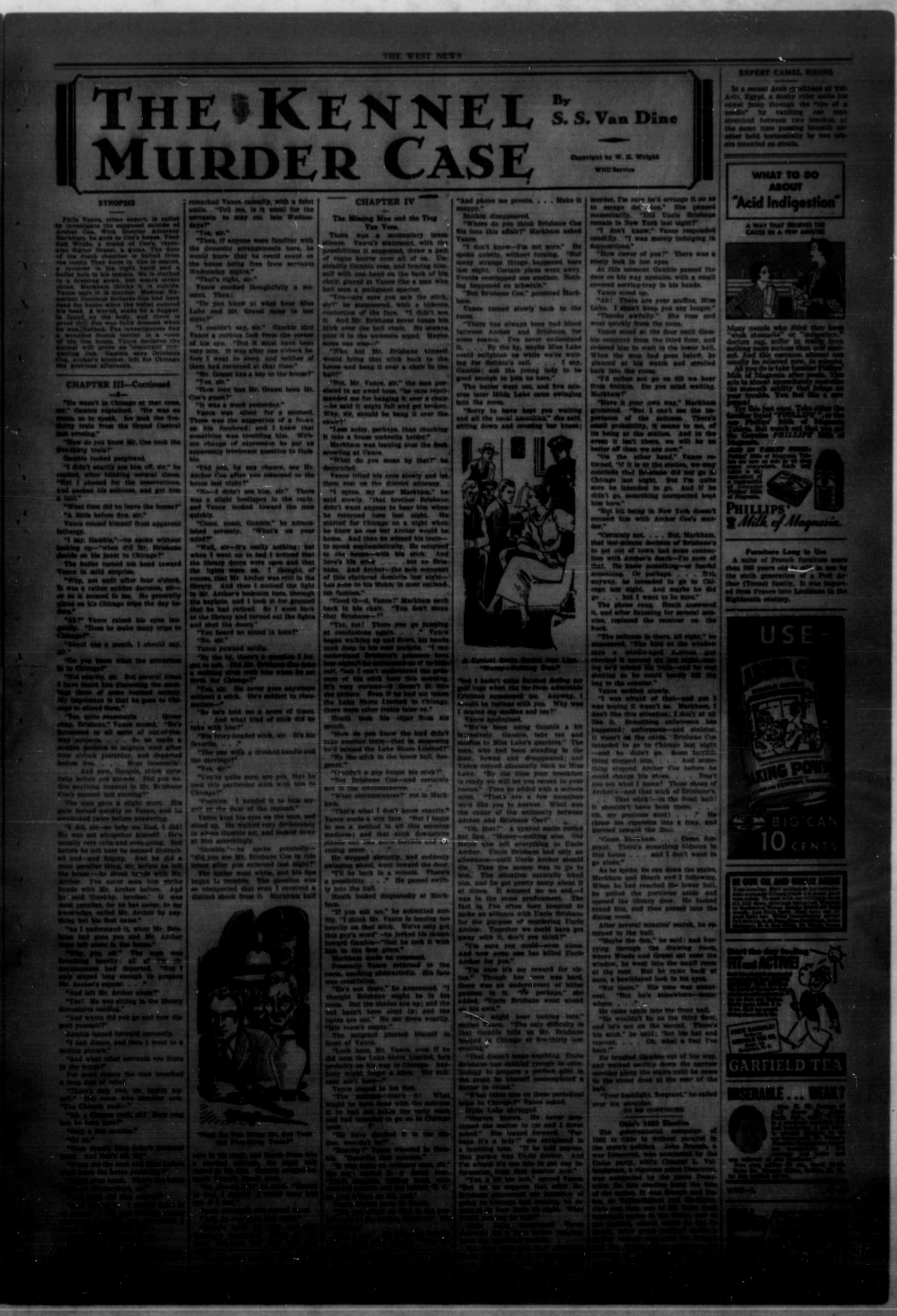 The West News (West, Tex.), Vol. 45, No. 42, Ed. 1 Friday, March 15, 1935
                                                
                                                    [Sequence #]: 3 of 8
                                                