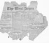 Thumbnail image of item number 1 in: 'The West News (West, Tex.), Vol. 42, No. 27, Ed. 1 Friday, December 4, 1931'.