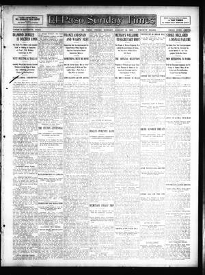 Primary view of object titled 'El Paso Sunday Times (El Paso, Tex.), Vol. 27, Ed. 0 Sunday, August 18, 1907'.