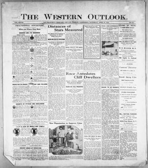 Primary view of object titled 'The Western Outlook. (San Francisco, Oakland and Los Angeles, Calif.), Vol. 28, No. 32, Ed. 1 Saturday, April 22, 1922'.