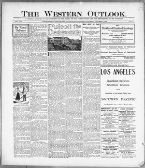 Primary view of object titled 'The Western Outlook. (San Francisco, Oakland and Los Angeles, Calif.), Vol. 22, No. 2, Ed. 1 Saturday, October 2, 1915'.
