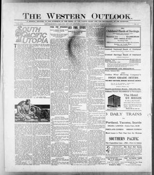 Primary view of object titled 'The Western Outlook. (San Francisco, Oakland and Los Angeles, Calif.), Vol. 21, No. 27, Ed. 1 Saturday, March 27, 1915'.