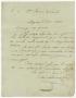 Thumbnail image of item number 1 in: '[Letter from Mexia to Zavala, January 22, 1833]'.