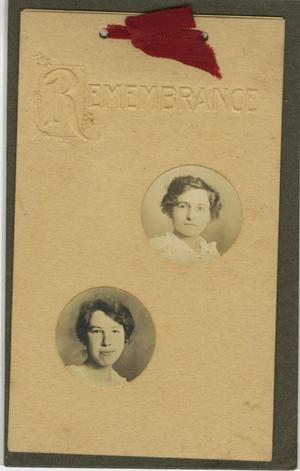 Primary view of object titled '[Elmdale School Remembrance Handout]'.