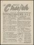 Thumbnail image of item number 1 in: 'The Crutch (Camp Barkeley, Tex.), Vol. 7, No. 2, Ed. 1 Thursday, December 14, 1944'.