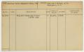 Thumbnail image of item number 1 in: '[Client Card: The American Battle Monuments Committee]'.