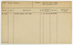 Primary view of object titled '[Client Card: Mrs. Helen V. Bailey]'.