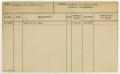 Primary view of [Client Card: Mrs. Howard Butcher, Jr.]