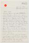 Primary view of [Letter from Madge Saenz to Rosa Walston Latimer - January 20, 1992]