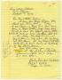 Primary view of [Letter from Harley Davidson Mitchell to Rosa Walston Latimer - February 10, 1992]