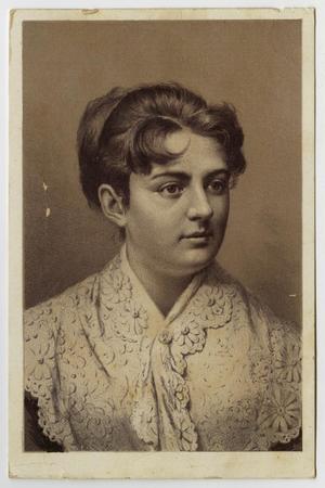 Primary view of object titled '[Portrait of Frances Folsom Cleveland]'.