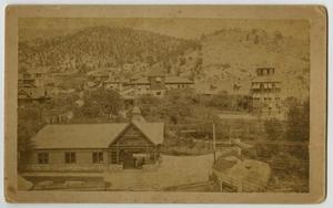 Primary view of object titled '[Photograph of Manitou Soda Springs, Colorado]'.
