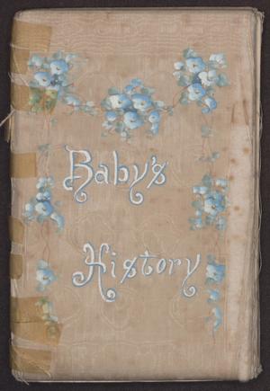 Primary view of object titled '[John Todd Willis, Jr. Baby Scrapbook]'.