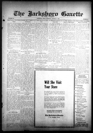 Primary view of object titled 'The Jacksboro Gazette (Jacksboro, Tex.), Vol. 52, No. 33, Ed. 1 Thursday, January 14, 1932'.