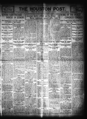 Primary view of object titled 'The Houston Post. (Houston, Tex.), Vol. 23, Ed. 1 Thursday, April 18, 1907'.