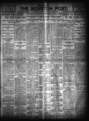 Primary view of object titled 'The Houston Post. (Houston, Tex.), Vol. 23, Ed. 1 Tuesday, April 30, 1907'.