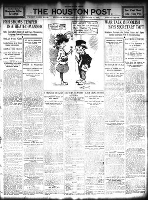 Primary view of object titled 'The Houston Post. (Houston, Tex.), Vol. 23, Ed. 1 Saturday, December 21, 1907'.