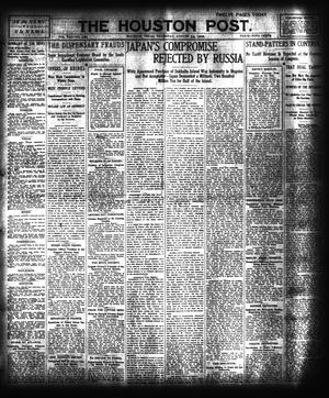 Primary view of object titled 'The Houston Post. (Houston, Tex.), Vol. 21, No. 162, Ed. 1 Thursday, August 24, 1905'.