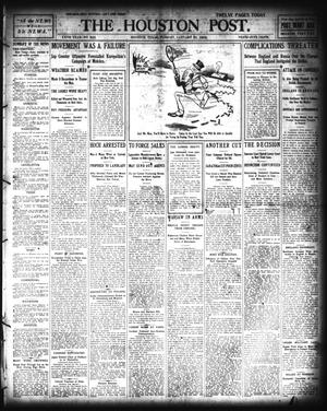 Primary view of object titled 'The Houston Post. (Houston, Tex.), Vol. 20, No. 322, Ed. 1 Tuesday, January 31, 1905'.