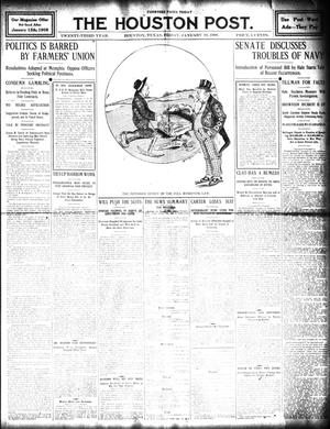 Primary view of object titled 'The Houston Post. (Houston, Tex.), Vol. 23, Ed. 1 Friday, January 10, 1908'.