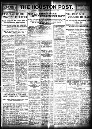 Primary view of object titled 'The Houston Post. (Houston, Tex.), Vol. 27, Ed. 1 Sunday, October 6, 1912'.