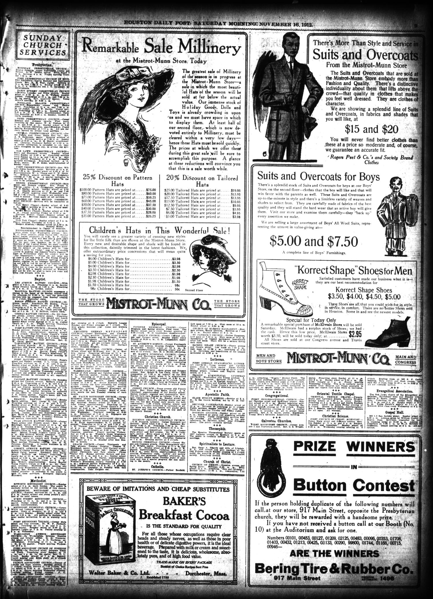 The Houston Post. (Houston, Tex.), Vol. 27, Ed. 1 Saturday, November 16, 1912
                                                
                                                    [Sequence #]: 9 of 16
                                                