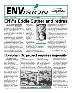 Primary view of object titled 'ENVision, Volume 3, Issue 3, Winter 1997'.