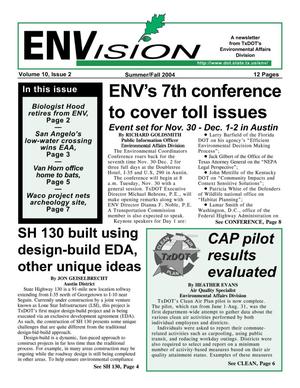 Primary view of object titled 'ENVision, Volume 10, Issue 2, Summer/Fall 2004'.