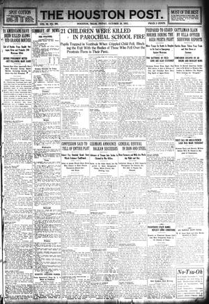 Primary view of object titled 'The Houston Post. (Houston, Tex.), Vol. 30, No. 209, Ed. 1 Friday, October 29, 1915'.