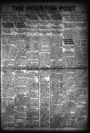 Primary view of object titled 'The Houston Post. (Houston, Tex.), Vol. 36, No. 178, Ed. 1 Tuesday, September 28, 1920'.
