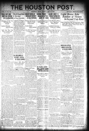 Primary view of object titled 'The Houston Post. (Houston, Tex.), Vol. 36, No. 106, Ed. 1 Sunday, July 18, 1920'.