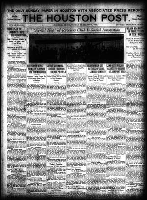 Primary view of object titled 'The Houston Post. (Houston, Tex.), Vol. 35, No. 310, Ed. 1 Sunday, February 8, 1920'.