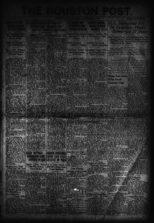 Primary view of object titled 'The Houston Post. (Houston, Tex.), Vol. 36, No. 153, Ed. 1 Friday, September 3, 1920'.