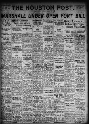 Primary view of object titled 'The Houston Post. (Houston, Tex.), Vol. 38, No. 117, Ed. 1 Sunday, July 30, 1922'.