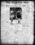 Thumbnail image of item number 1 in: 'The Houston Post. (Houston, Tex.), Vol. 38, No. 41, Ed. 1 Monday, May 15, 1922'.