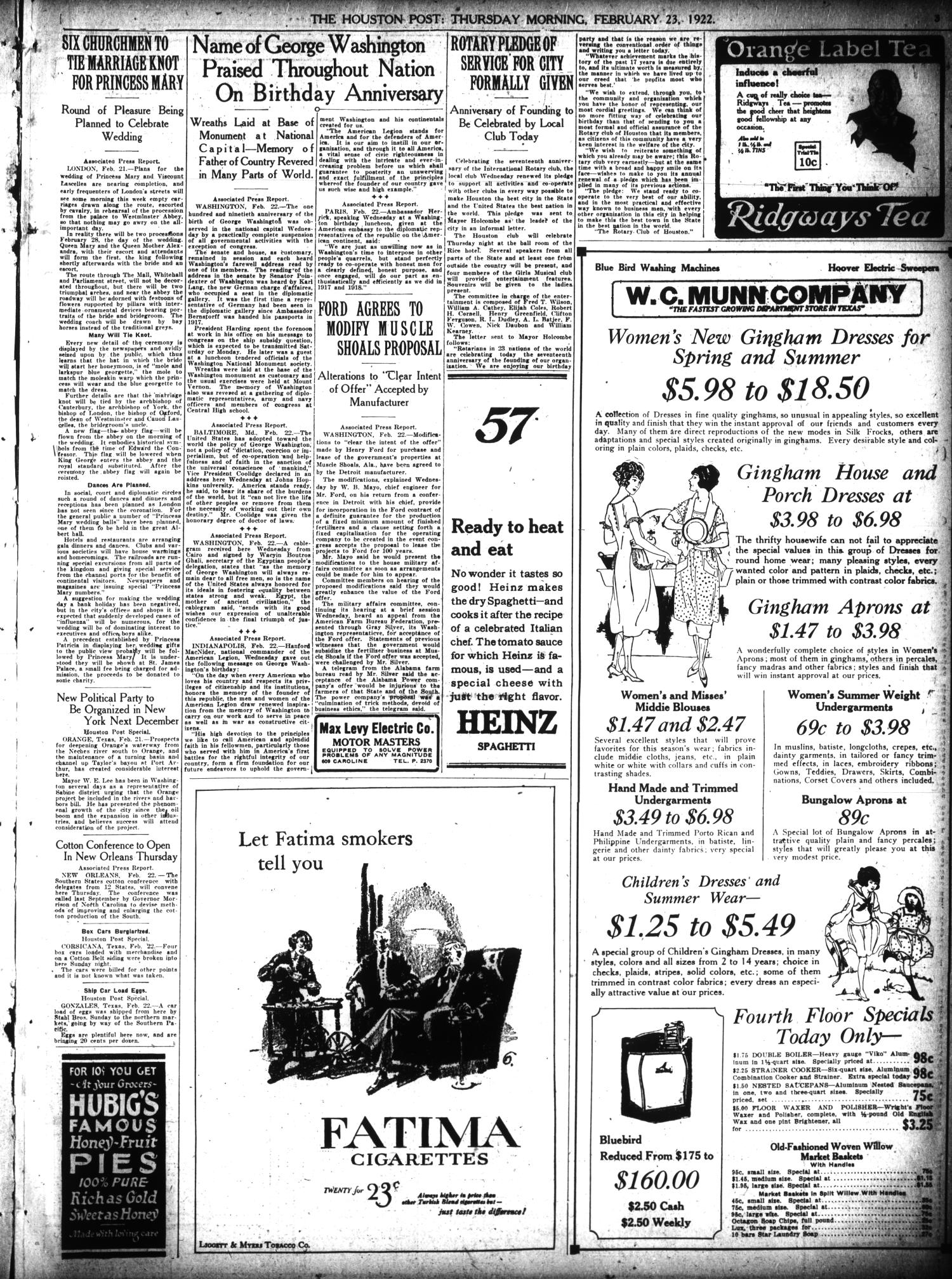 The Houston Post. (Houston, Tex.), Vol. 37, No. 325, Ed. 1 Thursday, February 23, 1922
                                                
                                                    [Sequence #]: 3 of 18
                                                