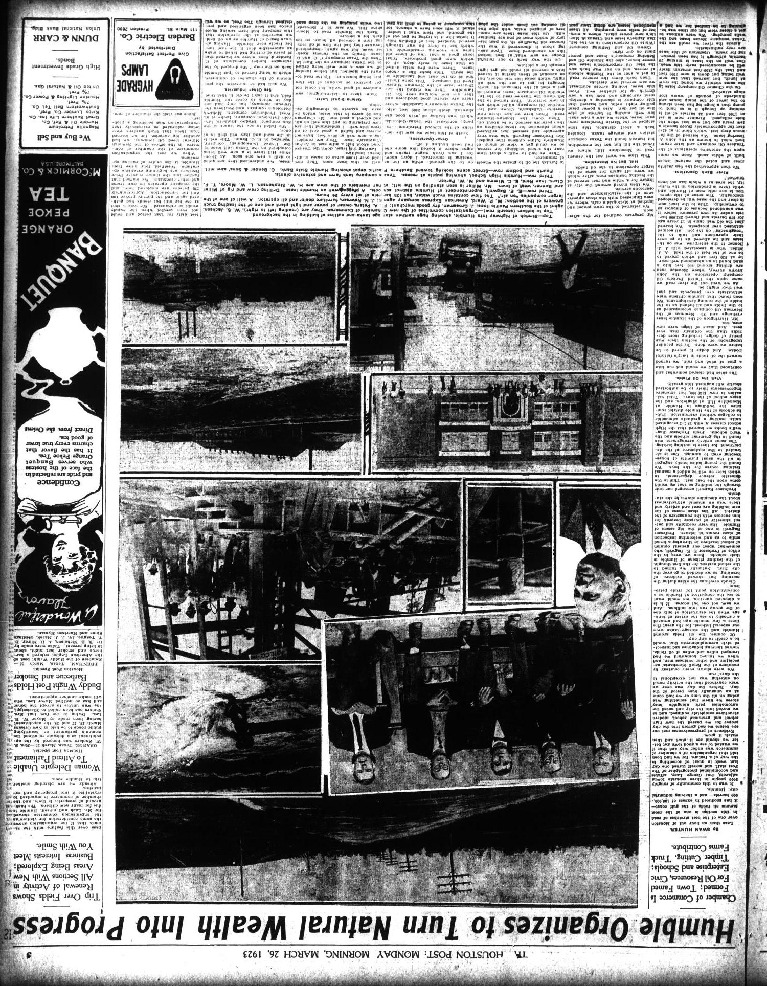 The Houston Post. (Houston, Tex.), Vol. 38, No. 356, Ed. 1 Monday, March 26, 1923
                                                
                                                    [Sequence #]: 3 of 14
                                                