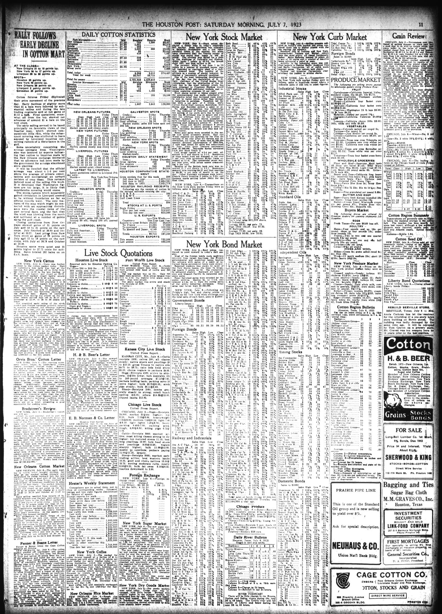 The Houston Post. (Houston, Tex.), Vol. 39, No. 94, Ed. 1 Saturday, July 7, 1923
                                                
                                                    [Sequence #]: 11 of 14
                                                