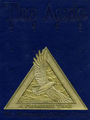 Primary view of object titled 'The Aerie, Yearbook of the University of North Texas, 1989'.