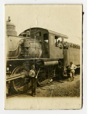 Primary view of object titled '[Locomotive in Abilene]'.