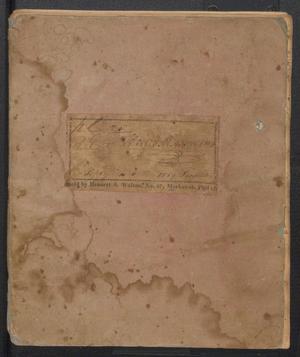 Primary view of [Diary of Henry Matthews - 1818-1820]