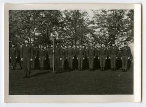 Primary view of object titled '[Photograph of Soldiers in Formation]'.