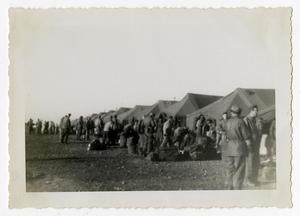 Primary view of object titled '[Photograph of Military Camp]'.