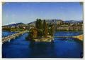 Primary view of [Postcard of Île Rousseau in Geneva, Switzerland]