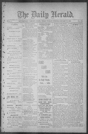 Primary view of object titled 'The Daily Herald (Brownsville, Tex.), Vol. 1, No. 170, Ed. 1, Tuesday, January 17, 1893'.