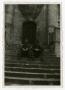 Photograph: [Photograph of Soldiers on Church Steps]
