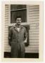 Thumbnail image of item number 1 in: '[Photograph of Bob Arinello at Camp Campbell]'.